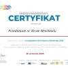 certyfikat - dzień sportu szkolnego 2025